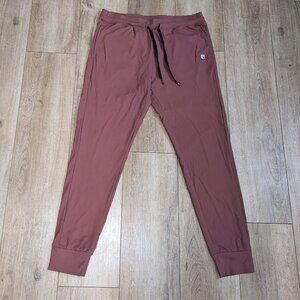 NWOT Born Primitive Women’s Rest Day Athleisure Jogger Maroon CrossFit Size L